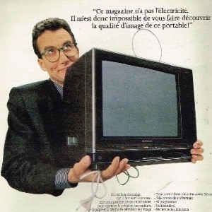 Prêt-à-porter (source: https://www.ebay.fr/itm/Publicite-advertising-1987-Televiseur-Television-Artron-de-Schneider-/222248973330).